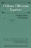 Ordinary Differential Equations (Classics in Applied Mathematics, Series Number 6)