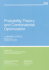Probability Theory and Combinatorial Optimization