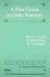 A First Course in Order Statistics (Classics in Applied Mathematics, Series Number 54)