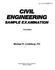 Civil Engineering Sample Examination; Engineering Reference Manual Series