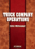 Truck Company Operations