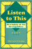 Listen to This: Developing an Ear for Expository (Maupin House)