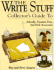 The Write Stuff: a Collector's Guide to Inkwells, Fountain Pens, and Desk Accessories