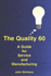 The Quality 60: a Guide for Service and Manufacturing