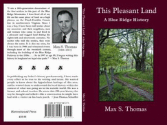 This Pleasant Land: a Blue Ridge History