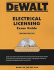 Dewalt Electrical Licensing Exam Guide, Based on the Nec 2011