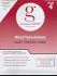 Word Translations Gmat Strategy Guide (Manhattan Gmat Prep)