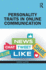 Personality Traits in Online Communication (Faith Library (Audio))