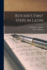 Ritchie's First Steps in Latin