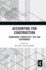 Accounting for Construction: Frameworks, Productivity, Cost and Performance