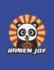 Ramen Joy: Panda Bear Slurping Noodles Notebook