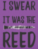 I Swear It Was the Reed: College Ruled Clarinet Player Composition Notebook