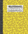 Composition: College Ruled Writing Notebook, Yellow Pixel Gamer Pattern Blank Lined Book