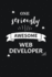 Awesome Web Developer Notebook Blank Lined Gift Journal