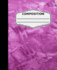 Composition Notebook: Purple Paint | Wide Ruled