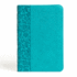 NASB Large Print Compact Reference Bible, Teal Leathertouch