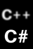 C++ C #: Blank Lined Funny Notebook for Programmers