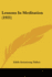 Lessons In Meditation (1921)