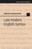 Late Modern English Syntax (Studies in English Language)