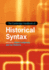 The Cambridge Handbook of Historical Syntax (Cambridge Handbooks in Language and Linguistics)