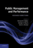 Public Management and Performance: Research Directions