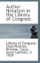 Author Notation in the Library of Congress
