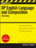 Cliffsnotes Ap English Language and Composition, 4th Edition