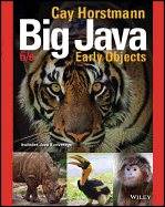 Big Java: Early Objects, Interactive Edition