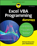 Excel Vba Programming for Dummies 5th Edition (for Dummies (Computer/Tech))