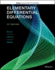 Elementary Differential Equations