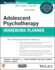 Adolescent Psychotherapy Homework Planner (Practiceplanners)
