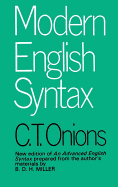 Modern English Syntax