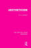 Aestheticism (the Critical Idiom Series)