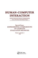Experimental Comparisons of Usability Evaluation Methods: A Special Issue of Human-Computer Interaction