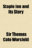 Staple Inn and Its Story.