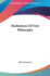 Meditations Of First Philosophy