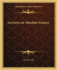 Lectures on Absolute Science