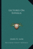Lectures on Syphilis