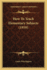 How To Teach Elementary Subjects (1918)