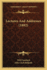 Lectures And Addresses (1892)