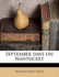 September Days on Nantucket