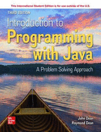Ise Introduction to Programming With Java: a Problem Solving Approach