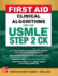 First Aid Clinical Algorithms for the Usmle Step 2 Ck