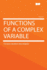 Functions of a Complex Variable