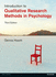 Introduction to Qualitative Methods in Psychology (3rd Edn)