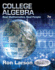 College Algebra: Real Mathematics, Real People