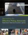 Becoming Effective Policy Advocate