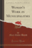 Woman's Work in Municipalities (Classic Reprint)