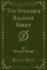 The Invisible Balance Sheet Classic Reprint