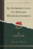 An Introduction to Applied Macroeconomics Classic Reprint